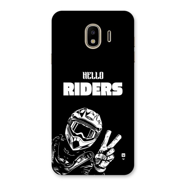 Hello Riders Back Case for Galaxy J4