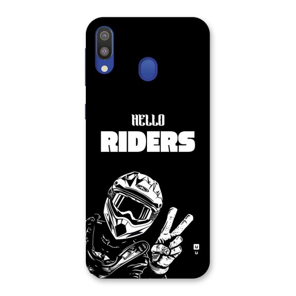 Hello Riders Back Case for Galaxy M20