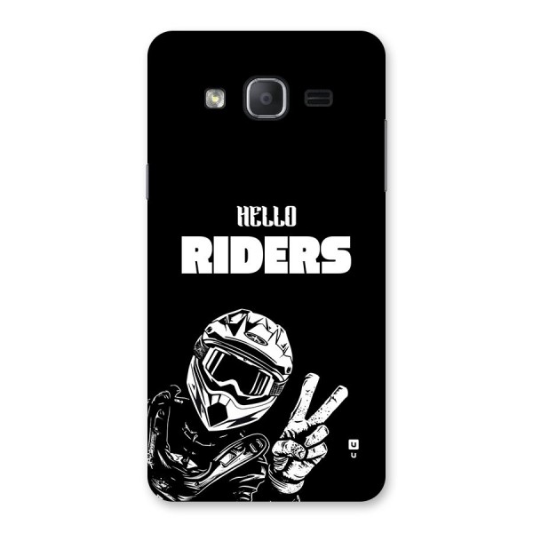 Hello Riders Back Case for Galaxy On7 2015