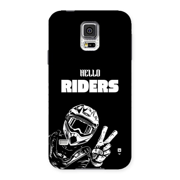 Hello Riders Back Case for Galaxy S5