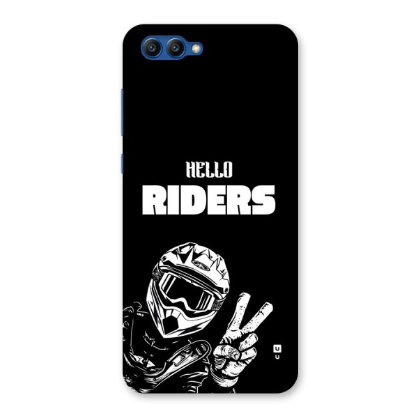 Hello Riders Back Case for Honor View 10