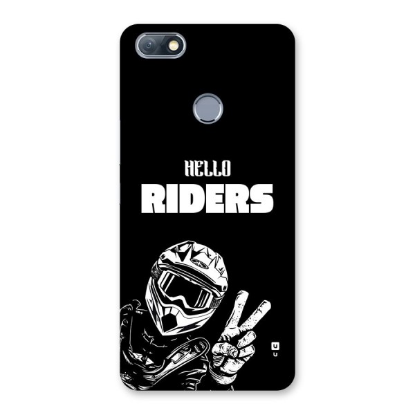 Hello Riders Back Case for Infinix Note 5