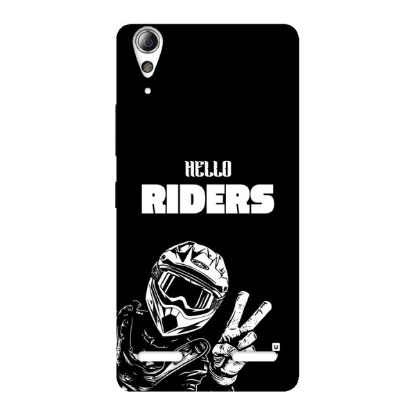 Hello Riders Back Case for Lenovo A6000