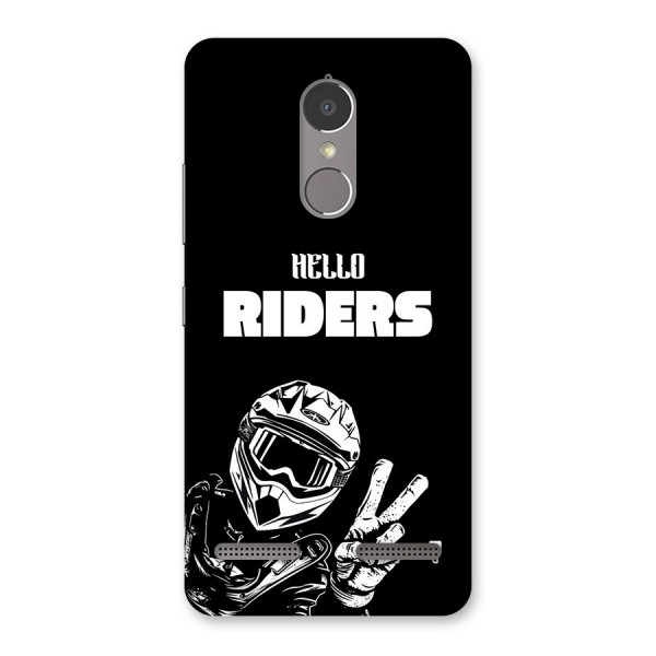 Hello Riders Back Case for Lenovo K6 Power