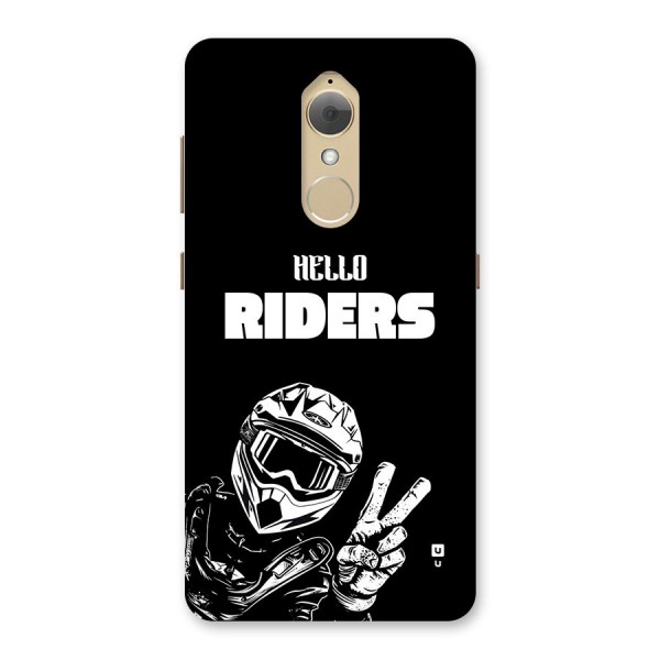 Hello Riders Back Case for Lenovo K8