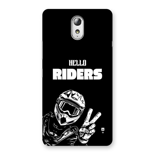 Hello Riders Back Case for Lenovo Vibe P1M