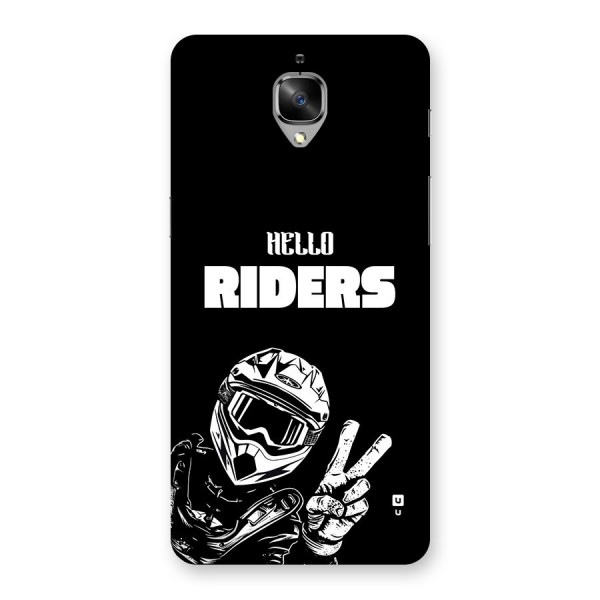 Hello Riders Back Case for OnePlus 3