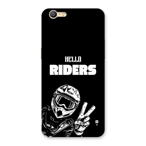 Hello Riders Back Case for Oppo A39