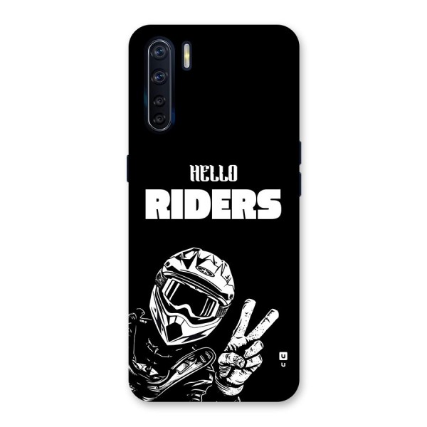 Hello Riders Back Case for Oppo F15