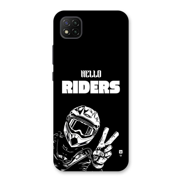 Hello Riders Back Case for Poco C3