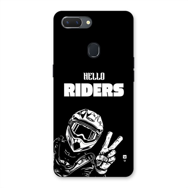 Hello Riders Back Case for Realme 2