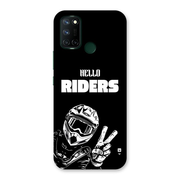 Hello Riders Back Case for Realme C17
