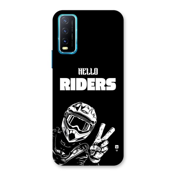 Hello Riders Back Case for Vivo Y12s
