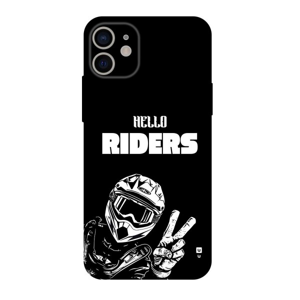Hello Riders Back Case for iPhone 11