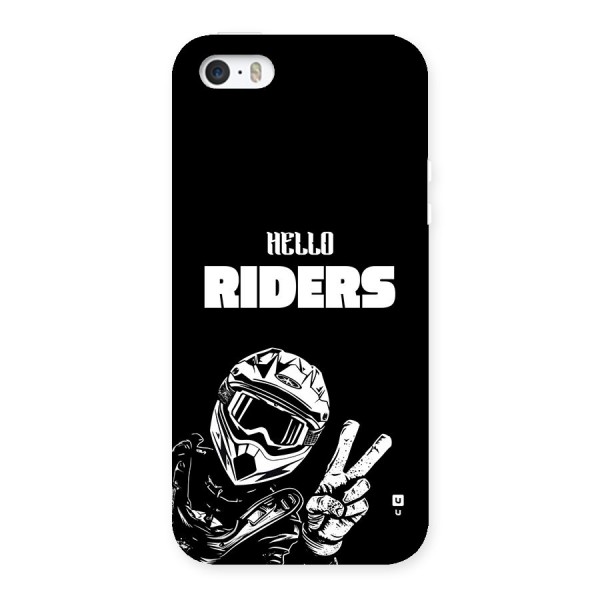Hello Riders Back Case for iPhone SE 2016