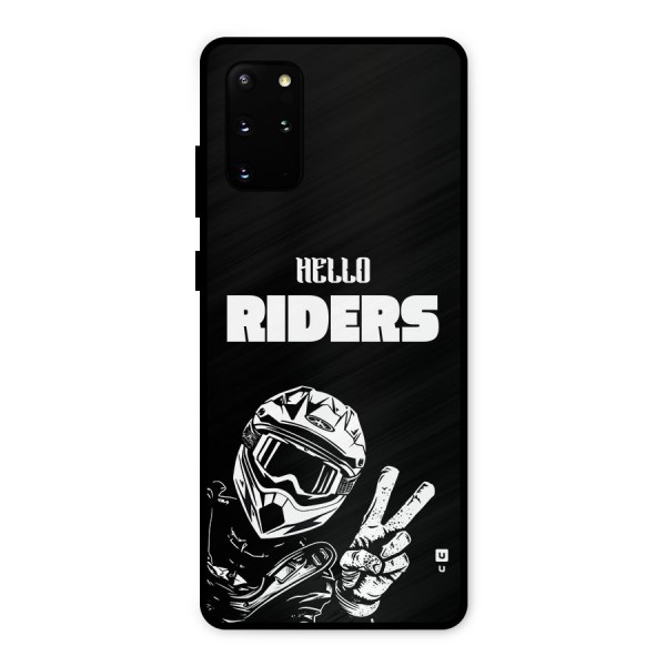 Hello Riders Metal Back Case for Galaxy S20 Plus