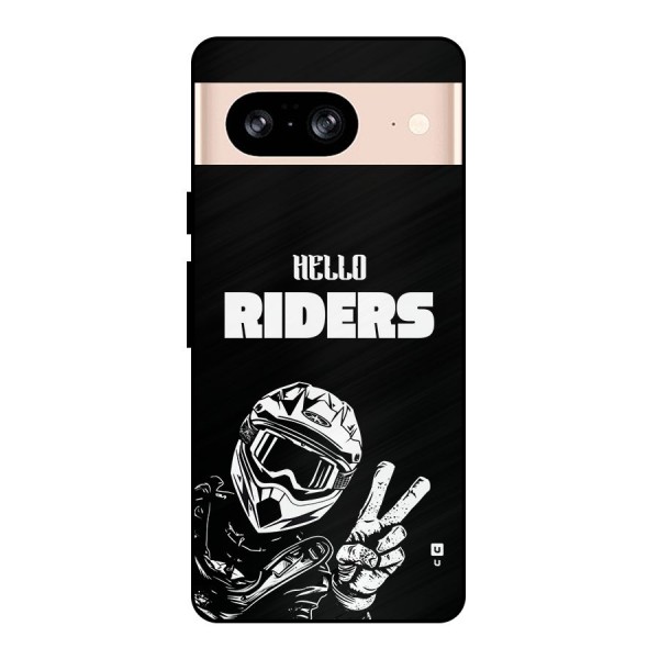 Hello Riders Metal Back Case for Google Pixel 8