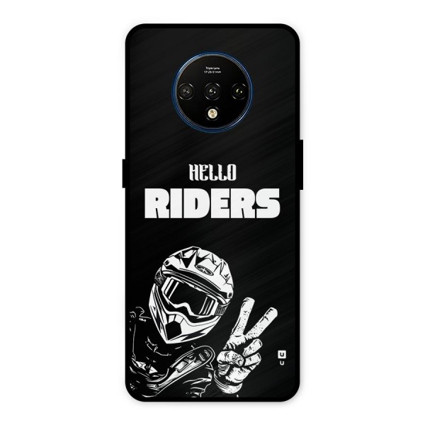 Hello Riders Metal Back Case for OnePlus 7T