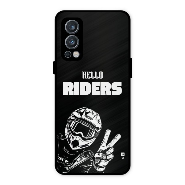 Hello Riders Metal Back Case for OnePlus Nord 2 5G