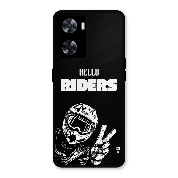Hello Riders Metal Back Case for OnePlus Nord N20 SE