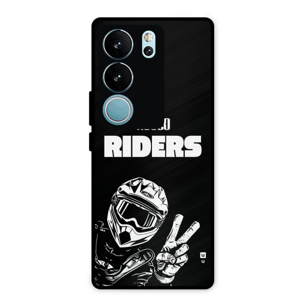 Hello Riders Metal Back Case for Vivo V29