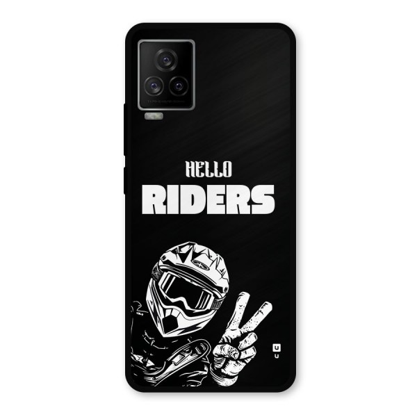 Hello Riders Metal Back Case for iQOO 7 Legend 5G