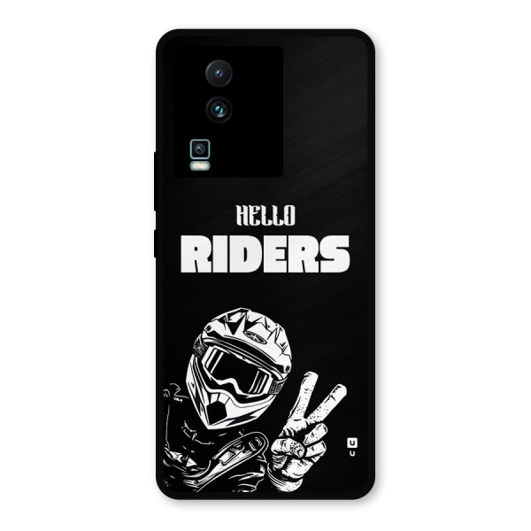 Hello Riders Metal Back Case for iQOO Neo 7