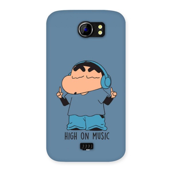High On Music Back Case for Canvas 2 A110