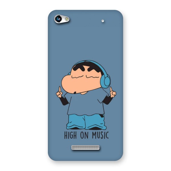 High On Music Back Case for Canvas Hue 2 A316