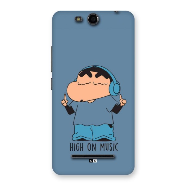 High On Music Back Case for Canvas Juice 3 Q392