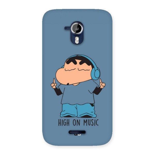 High On Music Back Case for Canvas Magnus A117