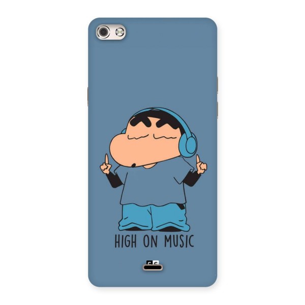 High On Music Back Case for Canvas Silver 5