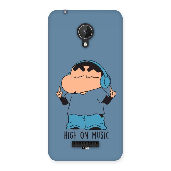 High On Music Back Case for Canvas Spark Q380