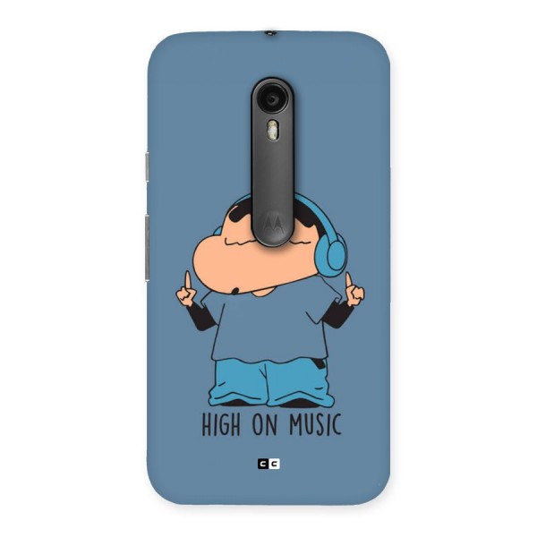 High On Music Back Case for Moto G3