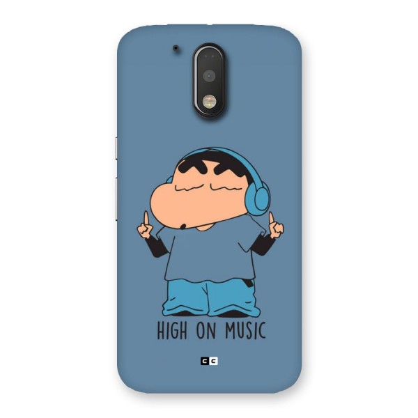 High On Music Back Case for Moto G4 Plus