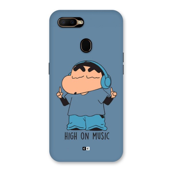 High On Music Back Case for Oppo A5s
