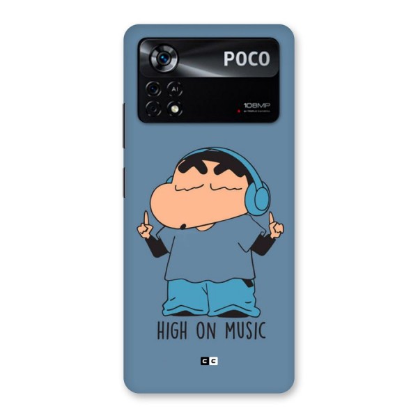 High On Music Back Case for Poco X4 Pro 5G