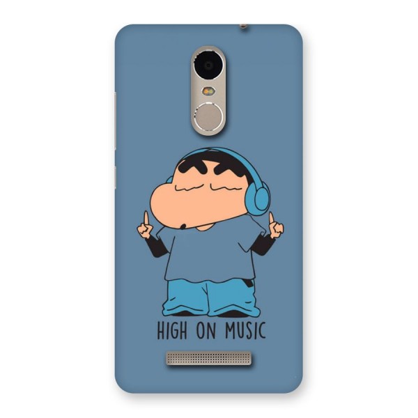 High On Music Back Case for Redmi Note 3