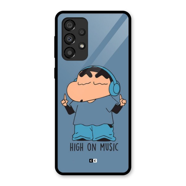 High On Music Glass Back Case for Galaxy A33 5G