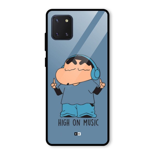 High On Music Glass Back Case for Galaxy Note 10 Lite