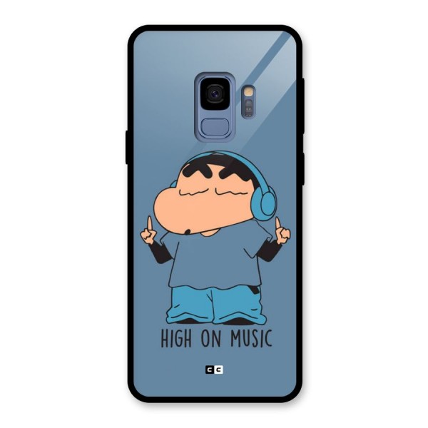 High On Music Glass Back Case for Galaxy S9