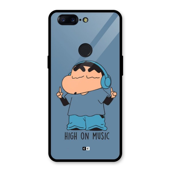 High On Music Glass Back Case for OnePlus 5T