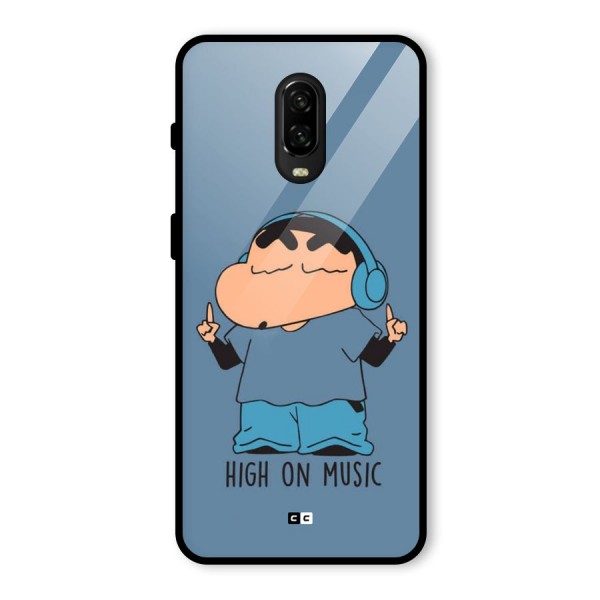 High On Music Glass Back Case for OnePlus 6T