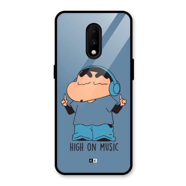 High On Music Glass Back Case for OnePlus 7