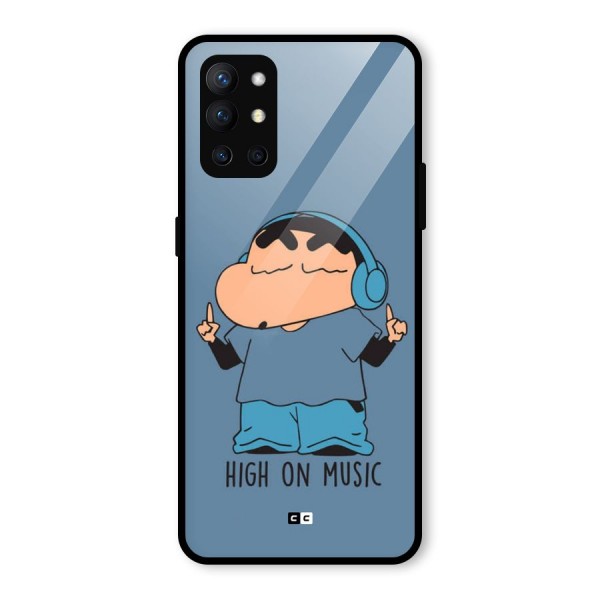 High On Music Glass Back Case for OnePlus 9R