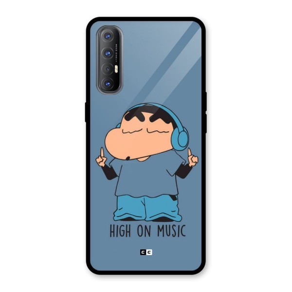 High On Music Glass Back Case for Oppo Reno3 Pro
