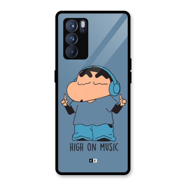 High On Music Glass Back Case for Oppo Reno6 Pro 5G
