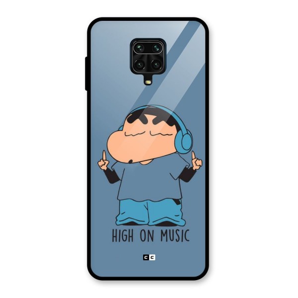 High On Music Glass Back Case for Poco M2 Pro
