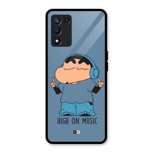 High On Music Glass Back Case for Realme 9 5G Speed