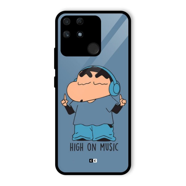 High On Music Glass Back Case for Realme Narzo 50A